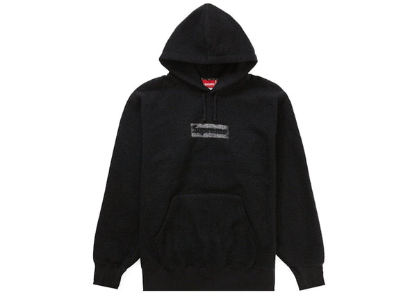 Supreme Inside Out Box Logo Kapuzenpullover Schwarz