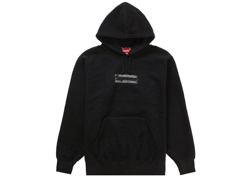 Supreme Inside Out Box Logo Kapuzenpullover Schwarz