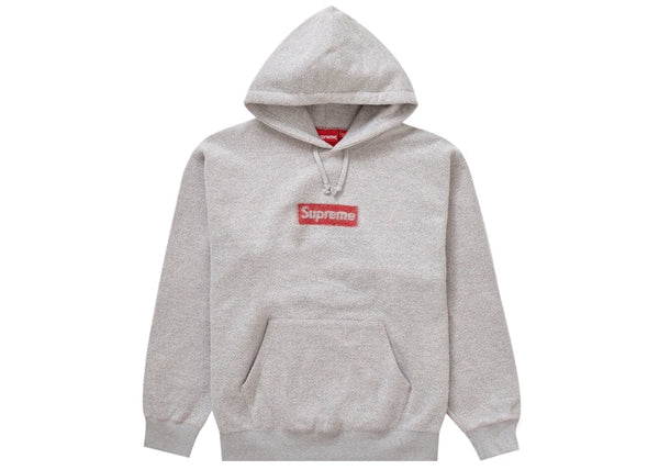 Supreme Inside Out Box Logo Kapuzenpullover Heather Grey