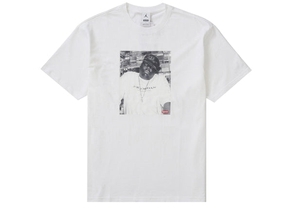 Haut Supreme Jordan Biggie S/S Blanc