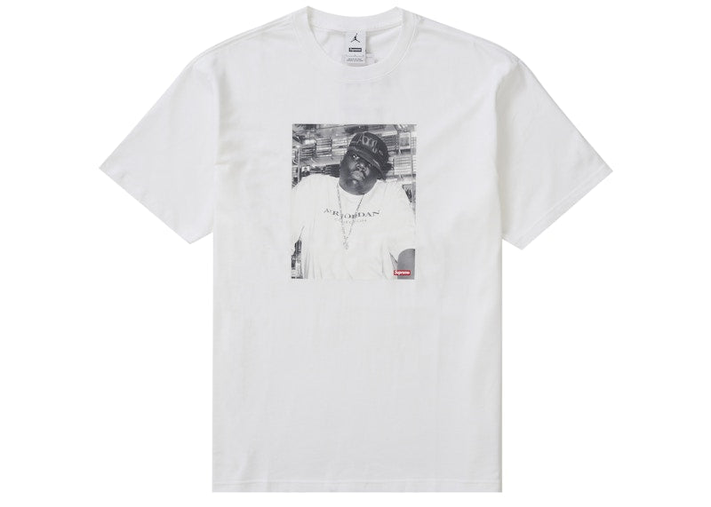 Supreme Jordan Biggie S/S Top Weiß