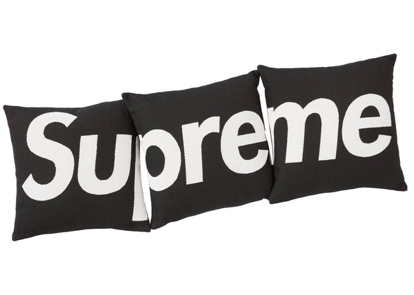 Coussin Supreme Jules Pansu (lot de 3) Noir