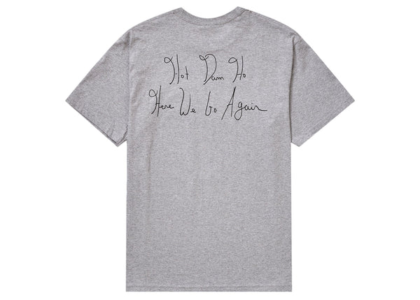 T-shirt Supreme Lil Kim gris chiné