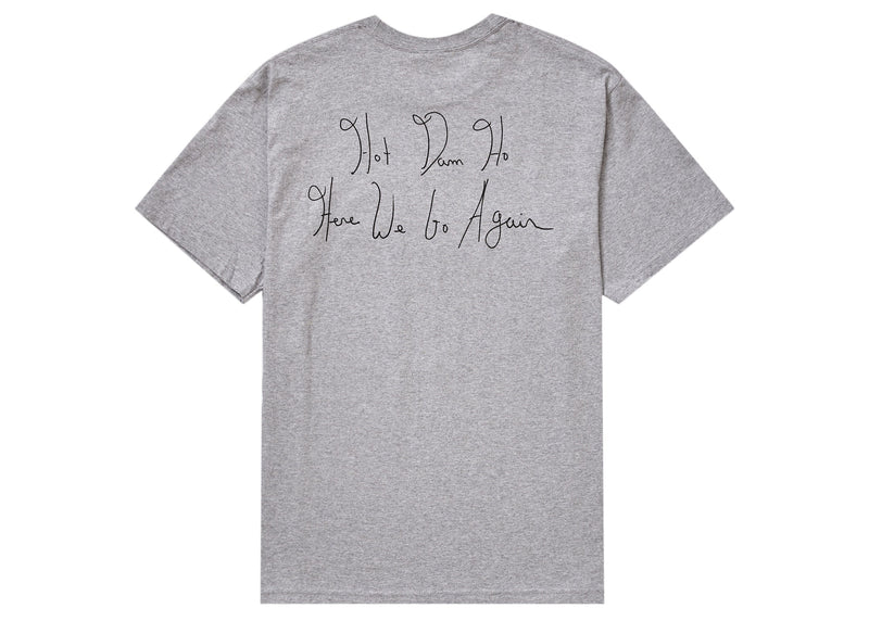 T-shirt Supreme Lil Kim gris chiné