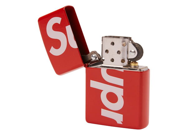 Zippo Rouge avec logo suprême