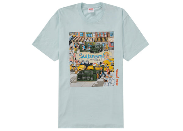T-shirt Supreme Manhattan bleu pâle