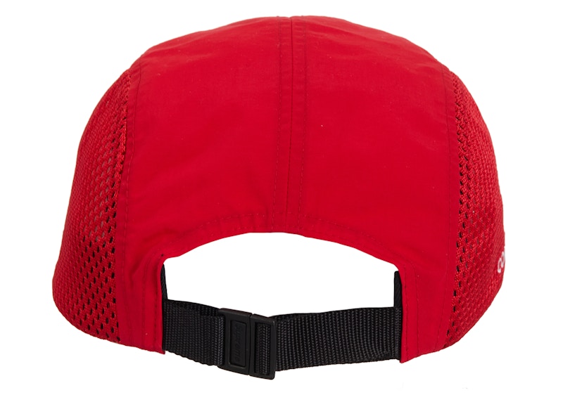 Casquette de camping à empiècements latéraux en maille suprême (SS24) Rouge
