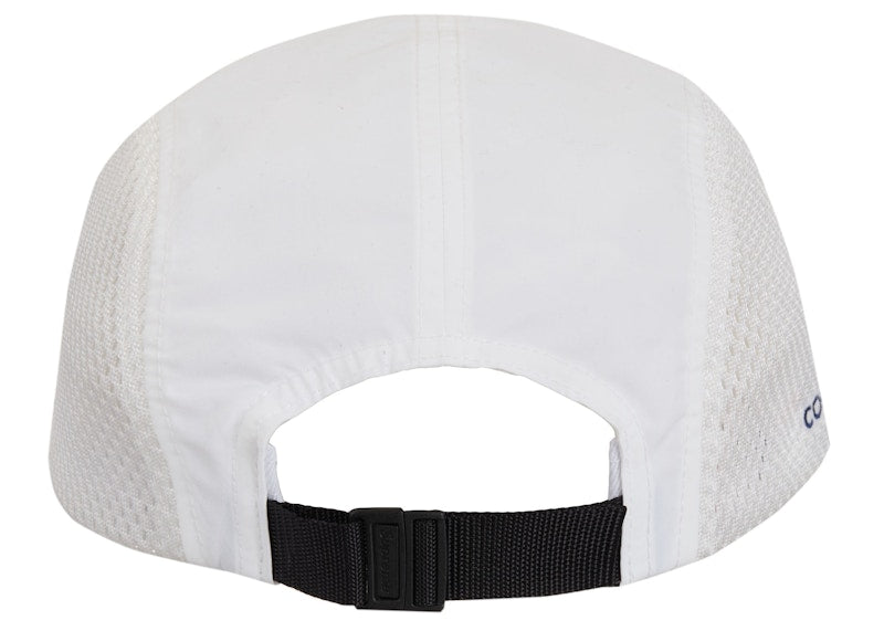 Casquette de camping à empiècements latéraux en maille suprême (SS24) blanche