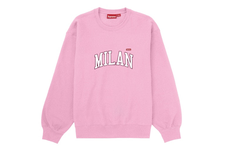 Pull ras du cou Supreme Milan Shop Small Box Rose
