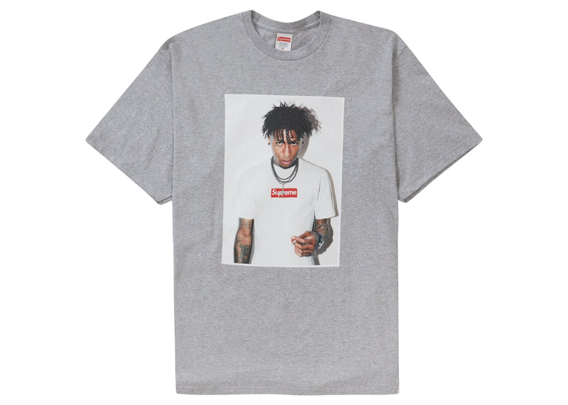 Supreme NBA Youngboy T-Shirt Heather Grey
