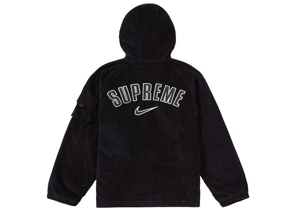 Veste à capuche en velours côtelé Supreme Nike Arc Noir