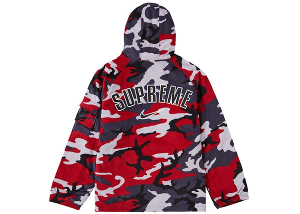 Veste à capuche en velours côtelé Supreme Nike Arc Rouge Camo