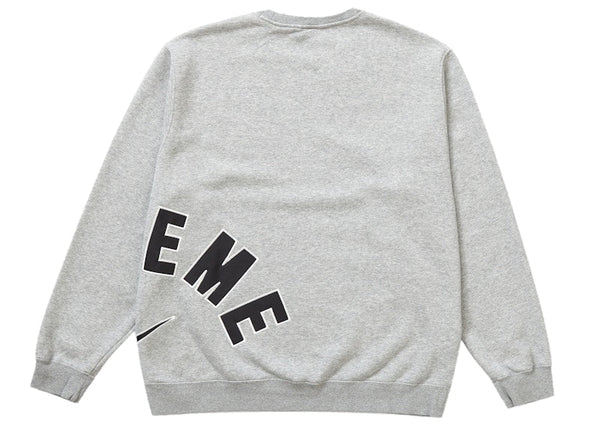 Pull ras du cou Supreme Nike Arc gris chiné 