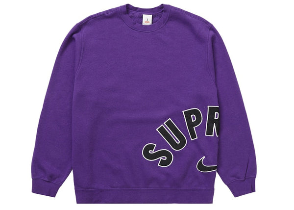 Sweat à col rond Supreme Nike Arc Violet 