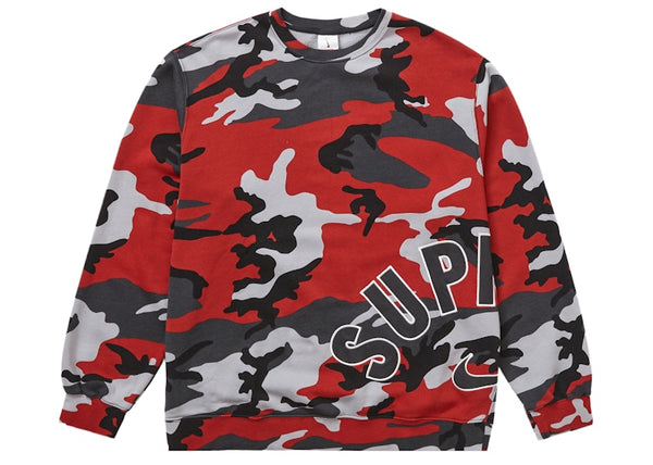 Sweat à col rond Supreme Nike Arc Rouge Camo
