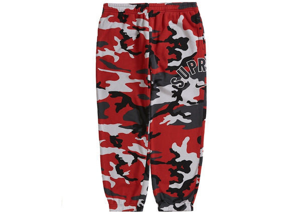 Pantalon de survêtement Supreme Nike Arc Rouge Camo 