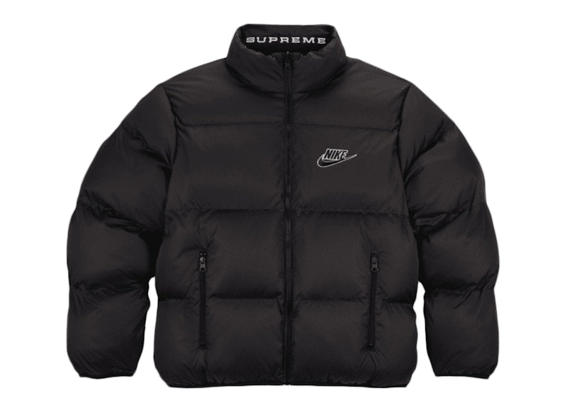 Supreme Nike Reversible Puffy Jacket Black