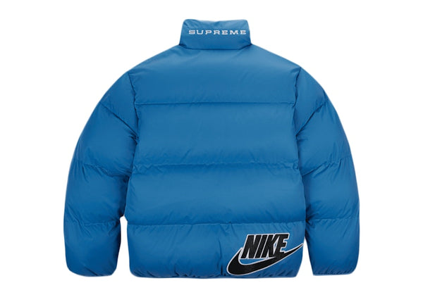 Supreme Nike Reversible Puffy Jacket Blue