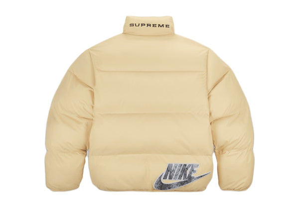 Supreme Nike Reversible Puffy Jacket Pale Yellow