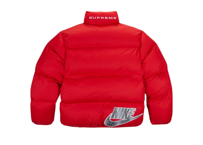 Supreme Nike Reversible Puffy Jacket Red