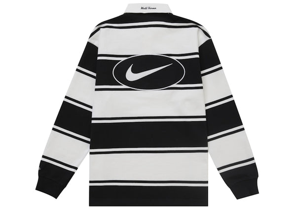 Supreme Nike Stripe Rugby Black