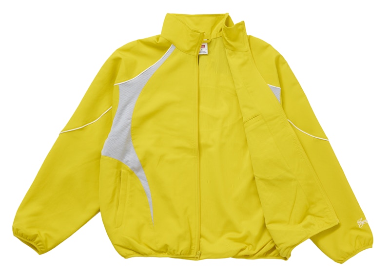 Supreme Nike Track Jacket Yellow