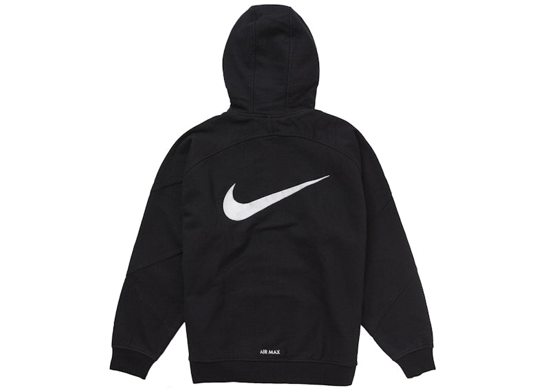 Supreme Nike Zip Up Hooded Sweatshirt Black