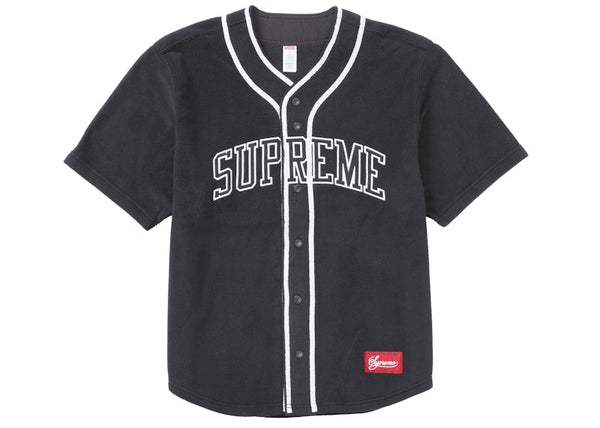 Maillot de baseball Supreme Polartec noir 
