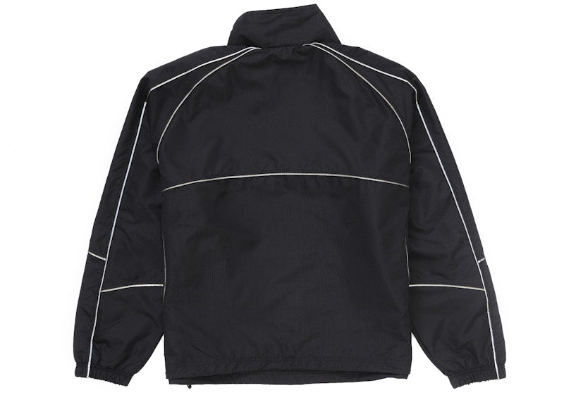 Supreme Reflective Piping Pullover Black