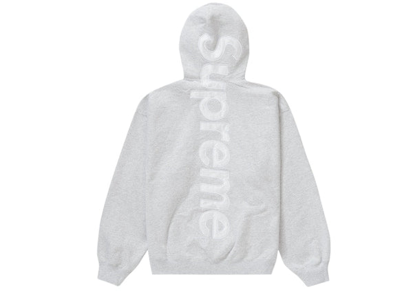 Sweat à capuche Supreme Satin Appliqué (AH23) Gris cendré 