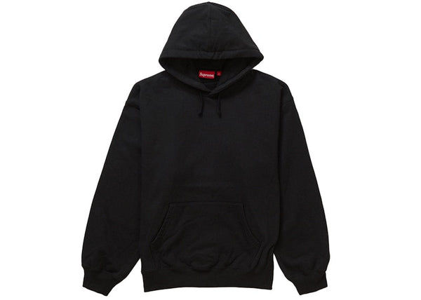 Sweat à capuche Supreme Satin Appliqué (AH23) Noir