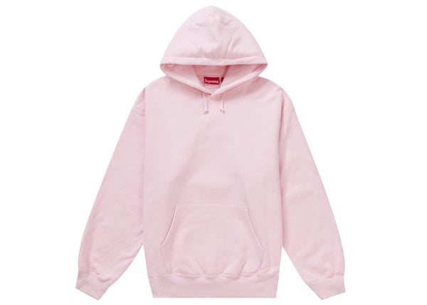 Sweat à capuche Supreme Satin Appliqué (AH23) Rose clair