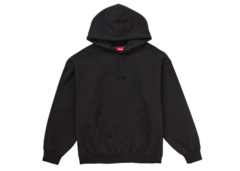 Sweat à capuche Supreme Satin Applique (AH24) Noir 