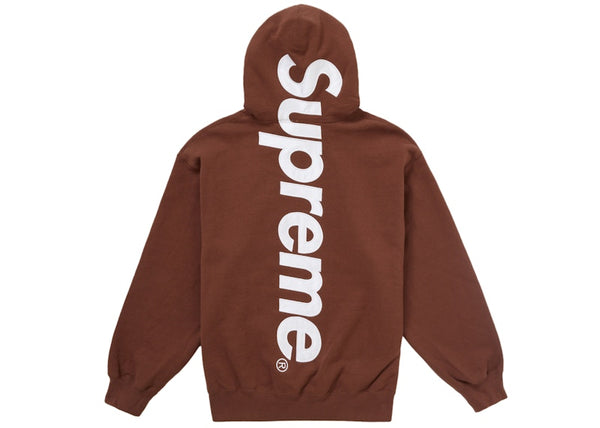 Sweat à capuche Supreme Satin Applique (AH24) Marron 