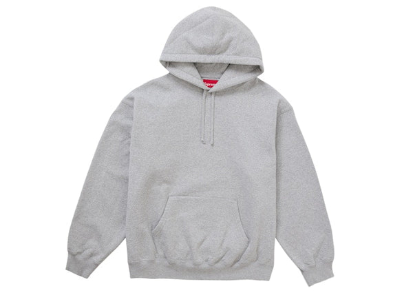 Sweat à capuche Supreme Satin Applique (AH24) Gris chiné 