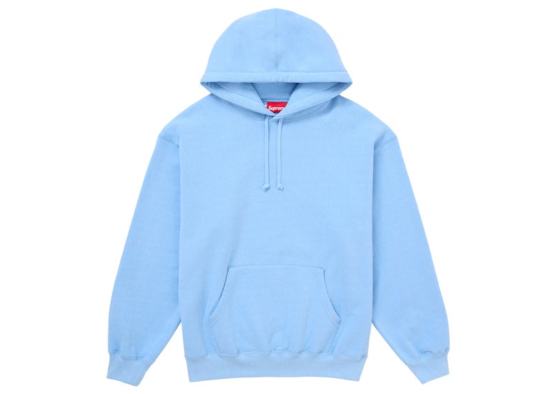 Sweat à capuche Supreme Satin Applique (AH24) Bleu clair 
