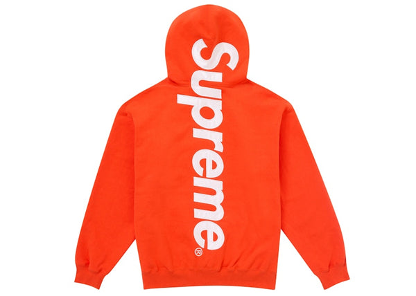 Sweat à capuche Supreme Satin Applique (AH24) Orange vif 
