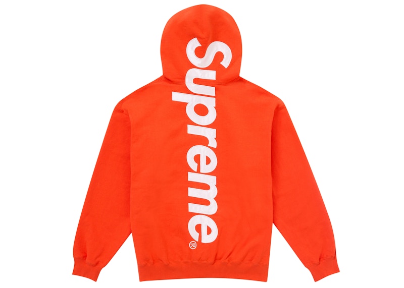 Sweat à capuche Supreme Satin Applique (AH24) Orange vif 