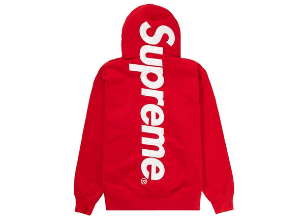 Sweat à capuche Supreme Satin Appliqué Rouge