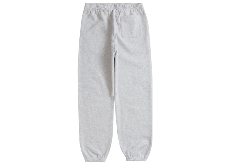 Pantalon de survêtement Supreme Satin Appliqué (AH23) Gris cendré 