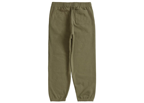 Pantalon de survêtement Supreme Satin Appliqué (AH23) Olive clair 