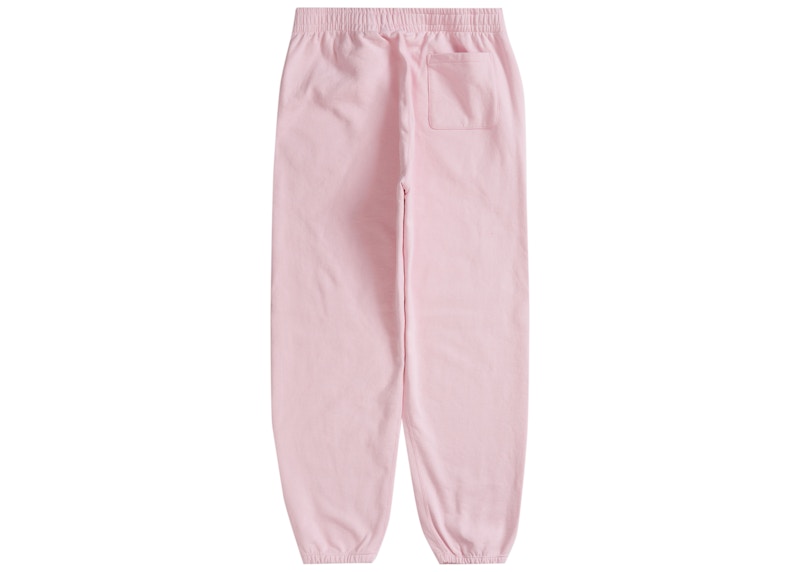 Pantalon de survêtement Supreme Satin Appliqué (AH23) Rose clair 