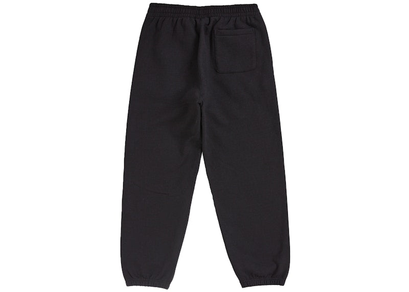 Pantalon de survêtement Supreme Satin Applique (AH24) Noir 