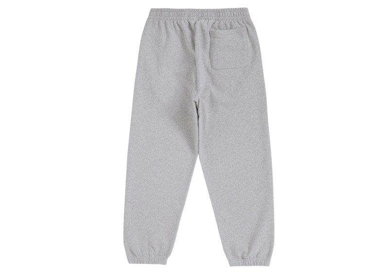 Pantalon de survêtement Supreme Satin Applique (AH24) Gris chiné
