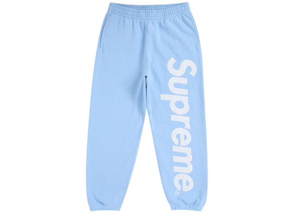 Pantalon de survêtement Supreme Satin Applique (AH24) Bleu clair 