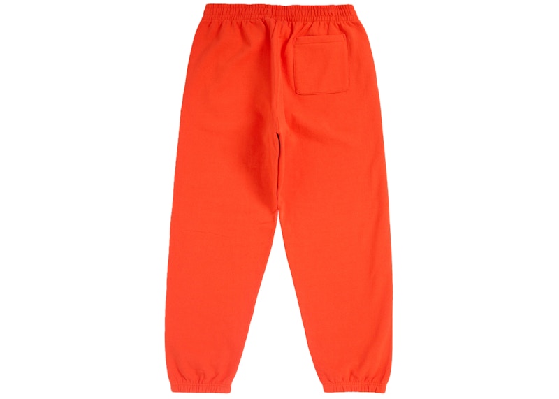 Pantalon de survêtement Supreme Satin Applique (AH24) Orange vif 