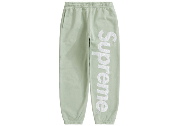 Pantalon de survêtement Supreme Satin Appliqué Menthe 