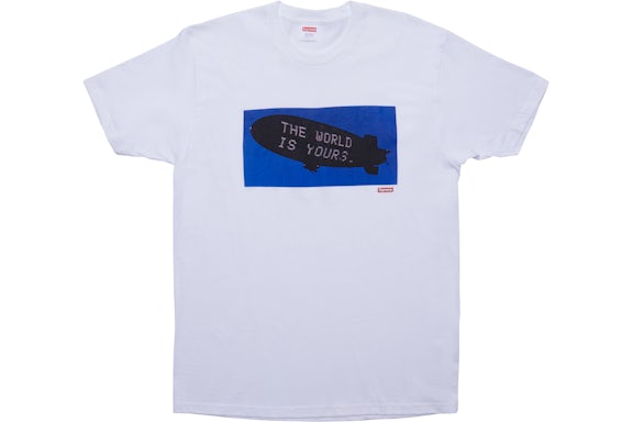 T-shirt Supreme Scarface Blimp Blanc 