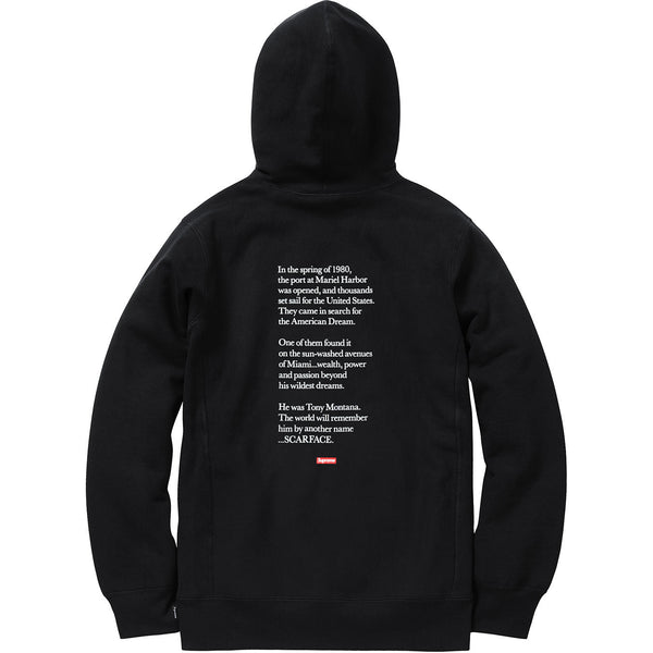 Sweat à capuche Supreme Scarface Friend noir