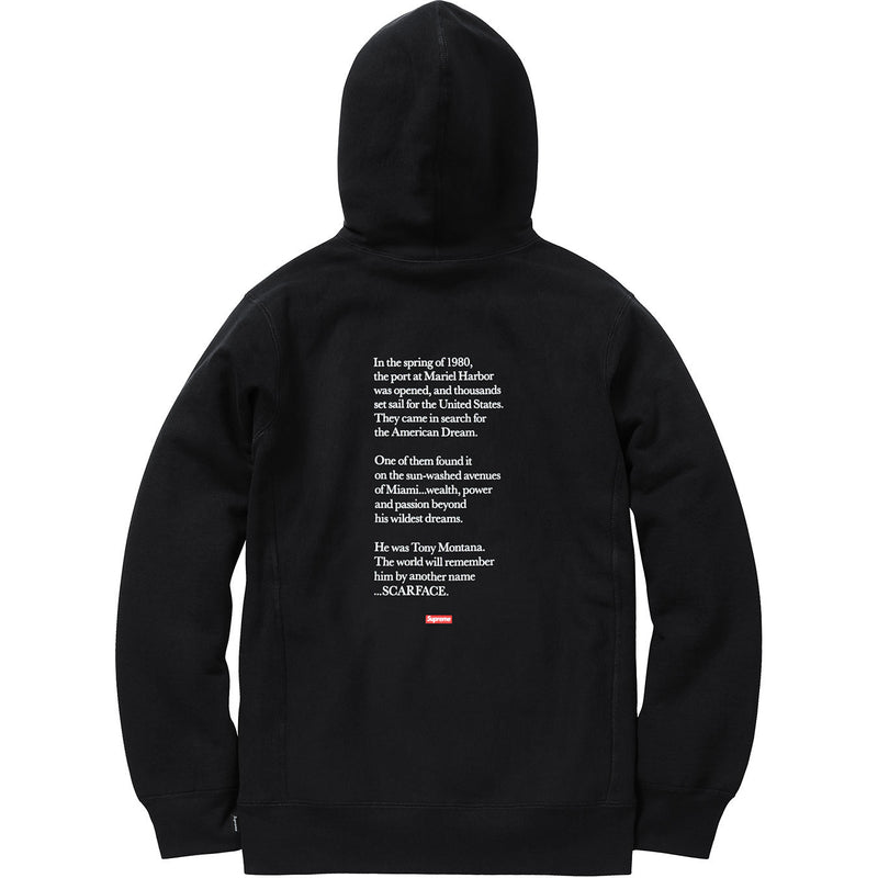 Supreme Scarface Friend Kapuzenpullover Schwarz